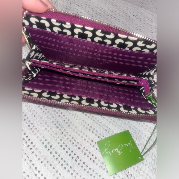 Vera Bradley Purple Faux Leather Wallet NWT!!! - Picture 10 of 11